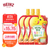 亨氏(Heinz) 番茄酱 番茄小子 番茄沙司 手抓饼披萨意面酱110g*3袋