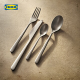 宜家（IKEA）PRAKTBOTIA普拉伯提亚金属餐具不锈钢刀叉勺 不锈钢金属餐具16件套