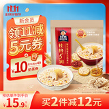 桂格（QUAKER）5润猴头菇混合燕麦片450克 添加茯苓 添加赤小豆 药食同源