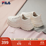 斐乐（FILA）女鞋帆布鞋LAVA胖胖底厚高底增鞋板鞋帆布鞋休闲鞋 奶白-GD 40