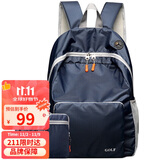 高尔夫（GOLF）双肩包男女可折叠电脑背包书包14英寸轻便户外旅行包旅游运动登山