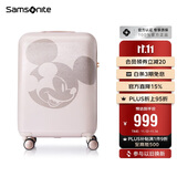 新秀丽（Samsonite）行李箱20英寸拉杆箱迪士尼米奇旅行箱包AF9米色登机密码箱