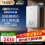 史密斯（A.O.SMITH）佳尼特【小精钢TCA1】16升精钢燃气热水器 国家补贴 JSQ31-TCA1 持久恒温大水量 新品