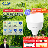 欧普（OPPLE）LED灯泡节能灯泡E27大螺口家用商用摆摊大功率厂房工矿灯30瓦白光