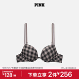 维多利亚的秘密 PINK 圆盘胸内衣2805舒适3/4罩杯聚拢外扩文胸胸罩无痕聚拢 67KC咖啡色格纹 11202805 75A （34A）