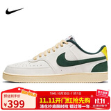 耐克NIKE男子板鞋经典COURT VISION运动鞋FD0320-133帆白绿42