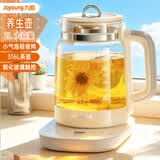 九阳（Joyoung）2L大容量小气泡柔声炖煮不粘整圈发热盘养生壶 家用1200W速热电水壶智能药膳多功能煮茶器316L茶蓝 小气泡柔声炖煮 2L 【不粘整圈发热盘】316L茶蓝
