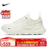 NIKE女休闲鞋老爹鞋TC 7900运动鞋DD9682-100米黄36