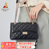 稻草人包包女包2025新款单肩斜挎包轻奢菱格链条包生日礼物送女友老婆