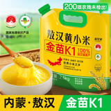 拾兄弟敖汉黄小米内蒙赤峰农家自产5斤当季新米新鲜五谷杂粮月子小米粥 【敖汉金苗 K1】黄小米5斤*1袋 内蒙古赤峰敖汉旗小米之乡