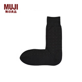 无印良品 MUJI 男式 合脚直角 商务袜 袜子 男袜 DAB03C1A