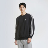 阿迪达斯（adidas）三叶草系列 男 Oversize crew 卫衣 JN9786 黑色  S 