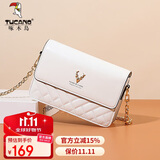 啄木鸟（TUCANO）包包女款2025年牛皮链条小方包单肩斜挎包实用生日礼物送女友