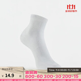 迪卡侬迪卡侬跑步袜吸汗透气速干薄款袜子运动袜短袜3双装5245478