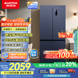 澳柯玛（AUCMA）510升十字对开门四开门电冰箱风冷无霜一级能效双变频净化冰箱净味除菌家用大容量BCD-510WPNE