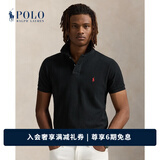 Polo Ralph Lauren 拉夫劳伦 男装 经典款修身网眼布短袖网球衫RL13502 001-黑色 M