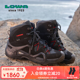 LOWAMK1德国登山鞋户外goretex防水耐磨透气防滑徒步ZEPHYR GTX女秋冬 黑色/红色 38