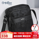 金利来单肩包竖款小包斜挎包大容量轻便耐磨织物男包 生日礼物送爸爸