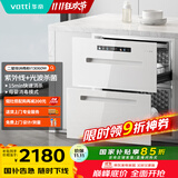 华帝（VATTI）消毒柜官方嵌入式消毒碗柜110L两门三抽深紫外线+光波消毒 0臭氧母婴消毒 i13060W
