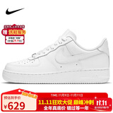 耐克NIKE缓震板鞋男空军一号AIR FORCE 1运动小白鞋CW2288-111白42.5