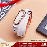 暇步士（Hush Puppies）皮带女简约时尚百搭头层牛皮ins风韩版修身裙子板扣腰情人节礼物