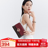 金利来女包单肩包女链条斜挎包印花小方包 生日礼物送礼