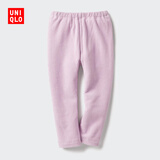 优衣库婴幼儿宝宝摇粒绒紧身裤/打底裤可外穿裤子25新款478879 11 粉红色 90