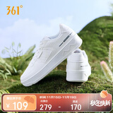 361°运动男鞋秋冬季学生复古厚底增高小白休闲板鞋子男672426611-1