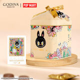歌帝梵（Godiva）联名泡泡玛特拉布布LABUBU榛子牛奶巧克力10颗80g 糖果 节日礼物