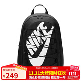 耐克（NIKE）男女双肩包背包 大容量旅行包电脑书包休闲包DV1296-010 黑白