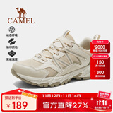 骆驼（CAMEL）户外登山鞋男女防泼水防滑徒步鞋越野运动跑鞋F24B097605