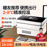 闲鸟（XIANNIAO）胰岛素冷藏盒便携式小冰箱生长激素干扰素专用药品冷藏箱大容量 双电池大容量款-超长续航18-24H+散热背包 4L 车家两用可充电药物冷藏杯恒温箱随身携带可上飞机高铁