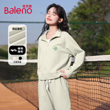 班尼路（Baleno）运动休闲套装女2026春秋季新款气质减龄立领卫衣外套阔腿裤两件套