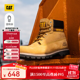 CAT卡特经典大黄靴马丁靴男鞋牛皮面固特异户外工装靴P725756P1EDC25 经典款 41