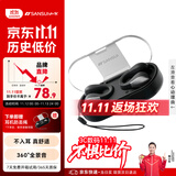 山水（SANSUI）【更小丨更舒适】TW90蓝牙耳机 骨传导概念不入耳开放式无线耳夹式夹耳跑步适用于华为小米苹果 黑