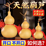 福光普照天然葫芦风水挂件真葫芦摆件大号带龙头开口横梁卧室窗户玄关门 带龙头（12-14CM）无底座
