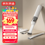 京东京造车载吸尘器 手持无线大吸力 持久续航吹吸一体 车载家用桌面窗台宠物清灰除尘 迷你便携随手吸
