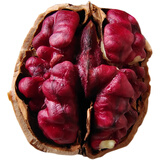 橙瑟新货新疆阿克苏红核桃薄壳红衣核桃 薄皮红皮核桃仁坚果零食特产 精选红核桃500克/袋*3