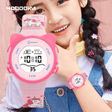 四万公里电子手表女学生防水儿童电子表小学生初中生儿童手表新年礼物女孩