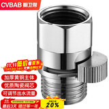 橱卫帮（CVBAB）全铜4分快开直通阀内外丝花洒淋管喷头快捷开关软管止水阀CV-A06