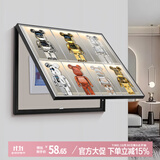 集简季暴力熊电表箱装饰画现代简约餐厅电闸盒配电箱遮挡挂画  潮玩公仔