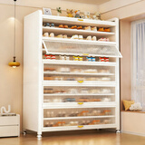 唐辑鞋柜鞋架入户门家用门口多层玄关柜鞋子收纳阳台柜 白7层800
