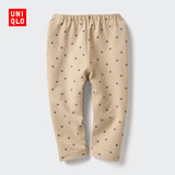 优衣库婴幼儿宝宝紧身裤/打底裤裤子25秋冬新款478451 31 米色 90