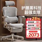 Ergonor保友金豪b雄鹰 人体工学椅 电脑椅 电竞椅办公椅子可躺老板椅 【金豪b雄鹰X】银白网+躺舒宝