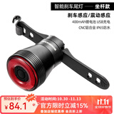 洛克兄弟（ROCKBROS）自行车尾灯USB充电骑行安全夜骑车灯警示灯公路山地车尾灯配件 智能感应续航更长 Q5(座杆款 )