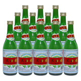 太白50度太白酒 普太白酒 绿瓶固态法白酒 50度 500mL 12瓶