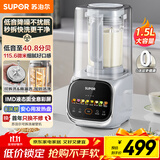 苏泊尔（SUPOR）【可拆洗低音】破壁机1.5L家用全自动免煮豆浆机3-4人用多功能降噪五谷杂粮小方糖料理机 SPJ617R