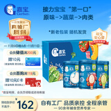 嘉宝（GERBER）原味+番茄牛肉+混合蔬菜味高铁米粉礼盒250g*3罐6月龄