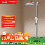 汉斯格雅（Hansgrohe） 双飞雨淋浴恒温花洒大顶喷浴缸龙头花洒套装 26777007