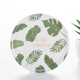 炫依酷隔热垫青花杯垫锅垫碗垫密胺仿瓷树脂餐垫盘垫锅垫餐垫杯垫 绿色树叶2个装